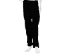 Black Silver Belt Slacks