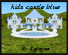 kids castle blue 