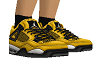 BLK/YELLOW 4s