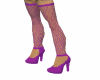 Purple Heels & Stockings