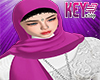 K* Ameena Purplee Hijab