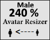 Avatar scaler 240% Male
