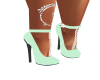 Ladys Soft Green Shoe