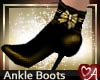 .a AnkleBoot Black Gold