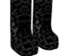 Blk FUR boots