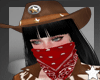 Face Bandana Red cowgir