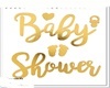 Baby Shower Gold 3D
