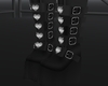 N! Heart Goth Boots