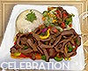 🎉 Sizzling Beef Plate