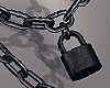 金 Chain Lock Necklace