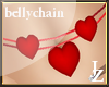 *Jah* Red Hearts Chain