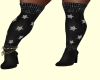 RLL Black Boot Leather