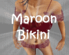 Bikini ! Maroon Bikini 