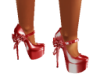 Red Model Heels