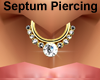 Diamonds Septum Piercing