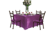 purple Wedding Table