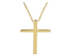 gold cross female chain