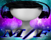 black & Purple headphone