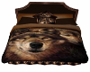 Brown Wolf Bed