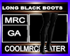 LONG BLACK BOOTS