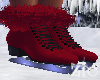 Skates w Fur Red