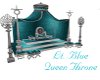 ~K~Lt. Blue Queen Throne