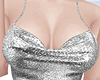 Silver Glitter Dress