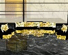 Black/Gold Couch