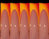 $ Orange Fever Nails e