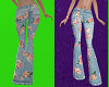 TF* Floral Bell Bottoms