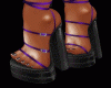 Violet Knitted Heels