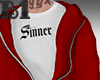 Hoodie Red Sinner