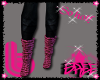 PinkBr LV Boots