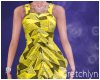 *G* Yellow Pattern Dress