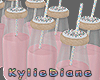 Donut Strawberry Bottles