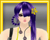 NV Hot Violet Anime Hair