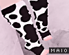 🅜 LEG WARMERS: cow