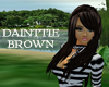 (20D) Dainttie brown