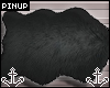 ⚓ | Black Fur Rug