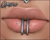 $ Lip Rings - Silver