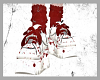 bloody shoes