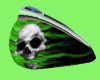 Green Flame Skull Tank
