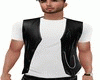 Suit Vest Black & Tshirt