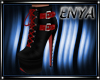 ine black red boots