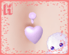 |H| Lilac Heart Piercing