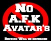 No A.F.K Avi's 3d Sign 