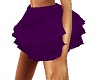 plum mini skirt