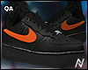 Black 'Orange Swoosh' F