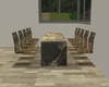 B~ Gold Modern Table