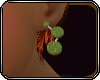 t| Green Balls Earrings